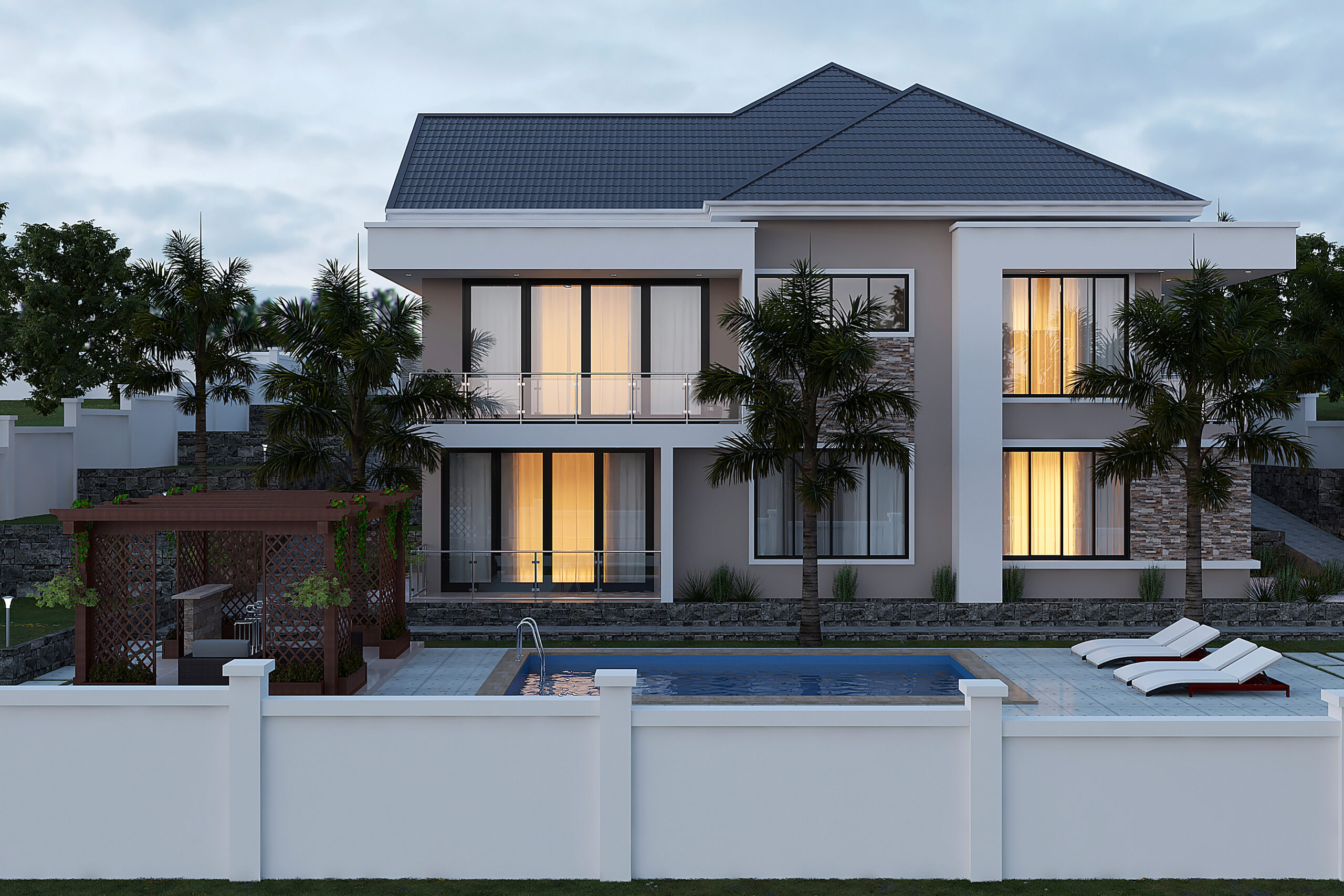 G+1 FOUR BEDROOM RESIDENTIAL HOUSE 2